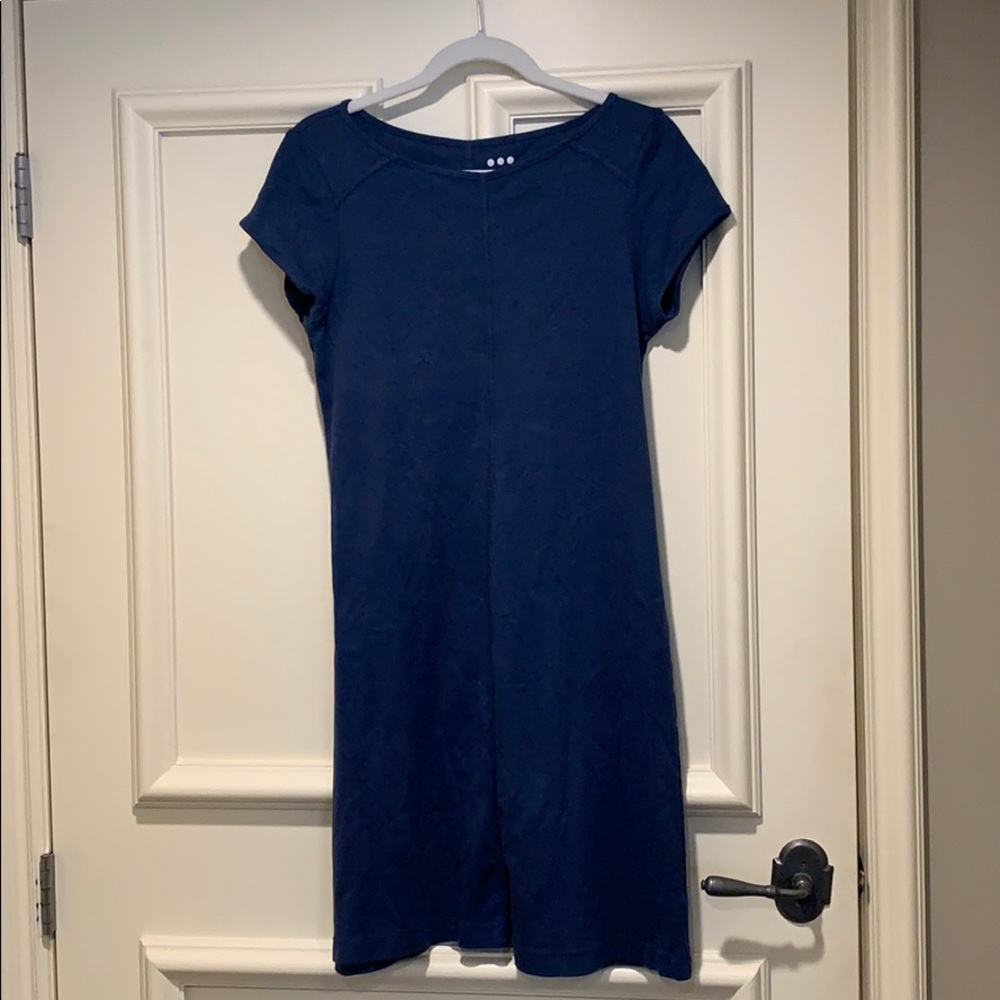 Navy Blue Three Dot Dress